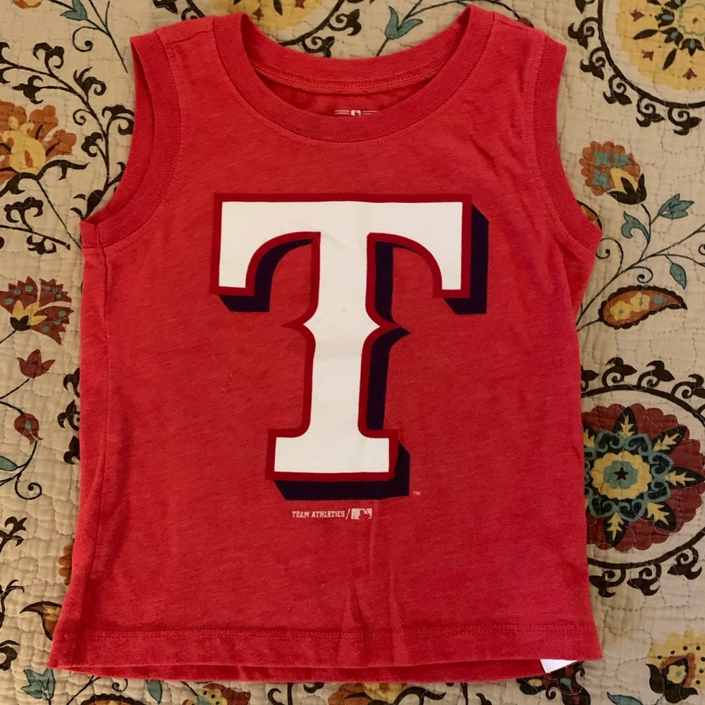 🔴 *5 for $20 Sale* Boys Texas Ranger tank top size 3t